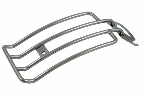 Portapacchi cromato per harley - portapacchi,